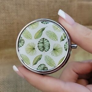 TROPICAL PLANT HINGED BOX